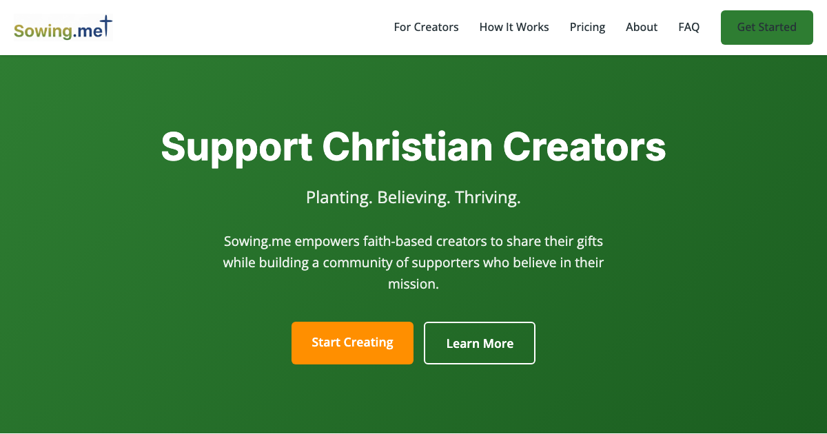 Sowing.me — A Patreon Alternative Built on uBix Core